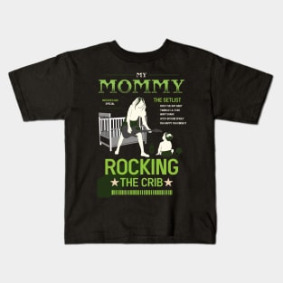 mothers day mommy rocking the crib retro 04 Kids T-Shirt